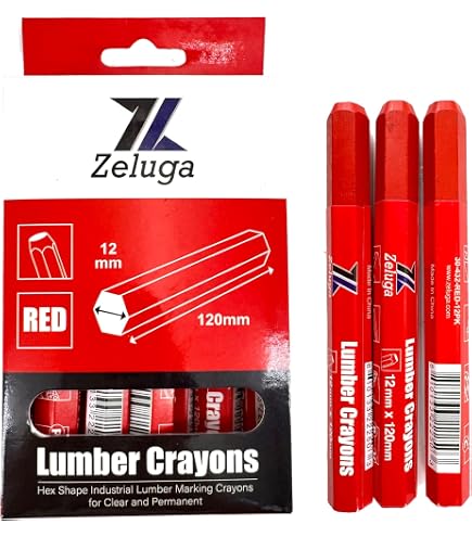 Amazon.com: DIXON Industrial Lumber Marking Crayons, 4.5